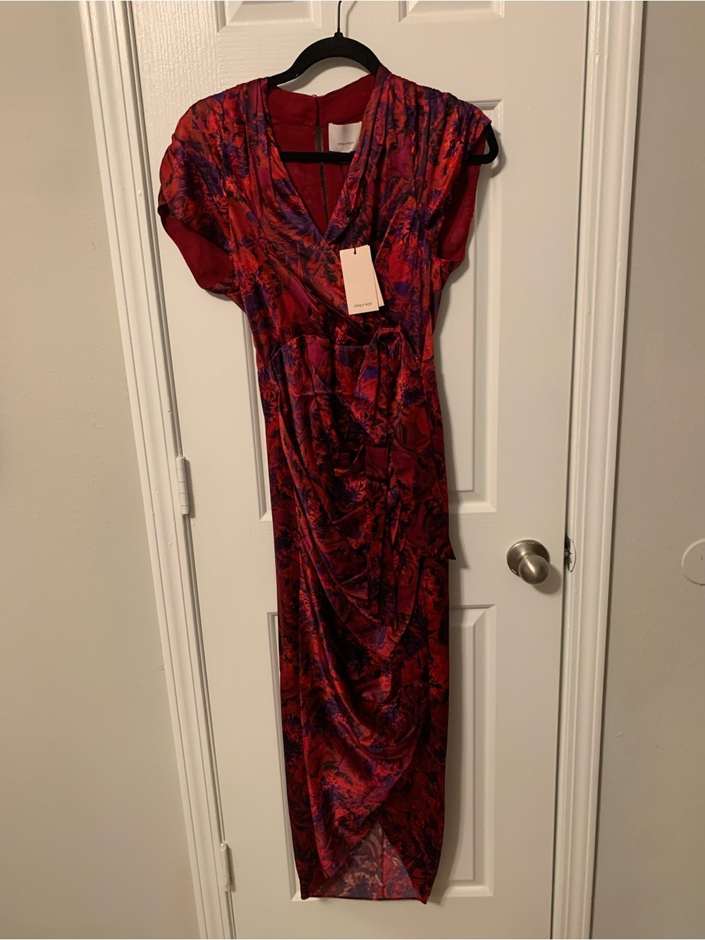 Cinq a Sept Ruched Maxi Dress NWT